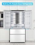 18.9 Cu. Ft. French Door Refrigerator with Freezer