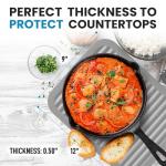 Zulay 2-Pack Silicone Heat-Resistant Trivets