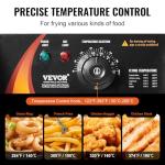 VEVOR Dual Tank Electric Countertop Fryer 3000W