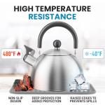 Zulay 2-Pack Silicone Heat-Resistant Trivets