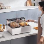 VEVOR Dual Tank Electric Countertop Fryer 3000W