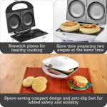 IMUSA 2-Slot Electric Arepa Maker in White
