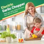 Electric Garlic Chopper - Cordless Mini Food Processor