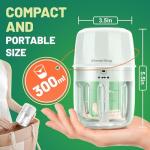 Electric Garlic Chopper - Cordless Mini Food Processor
