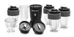 Elite Gourmet 17-Piece Personal Drink Mixer & Blender