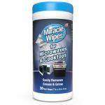MiracleWipes Microwave and Cooktop Cleaner - 30 Count