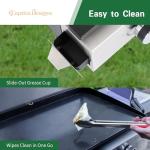 Portable 22" Flat Top Propane Grill for Outdoors