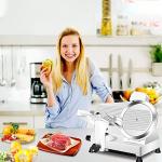 10-inch Electric Meat Slicer with Adjustable Thickness