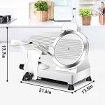 10-inch Electric Meat Slicer with Adjustable Thickness