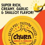 Organic Garlic & Shallot Flavored Butter, 2 Pack