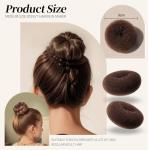 Teenitor Hair Bun Maker Kit - 4 Donut Shapers