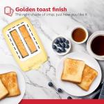 Holstein 2-Slice Stainless Steel Toaster, Yellow