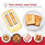 Holstein 2-Slice Stainless Steel Toaster, Yellow