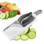 Handheld Mandoline Slicer with Adjustable Steel Blade