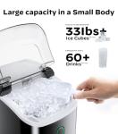 Silonn Portable Nugget Ice Maker for Home & Office