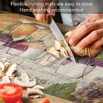 Flexible Decorative Cutting Board Mat for Kitchen