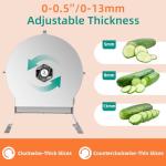 Electric Vegetable Slicer and Fruit Cutter Machine