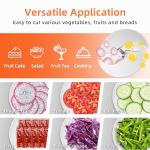 Electric Vegetable Slicer and Fruit Cutter Machine