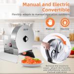 Electric Vegetable Slicer and Fruit Cutter Machine