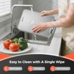 Double-Sided Stainless Steel Cutting Board 16”×11”