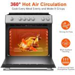 30" Stainless Steel Electric Range with Convection Oven