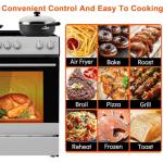 30" Stainless Steel Electric Range with Convection Oven