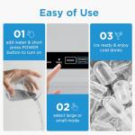 Midea 26lbs Portable Ice Maker - Fast & Easy