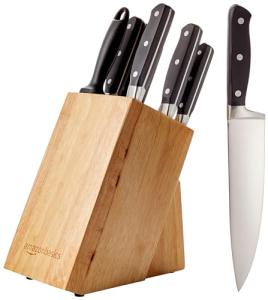 Amazon Basics 9-Piece Stainless Steel Knife Set