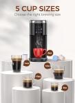 COWSAR Single Serve Coffee Maker with 5 Brew Sizes