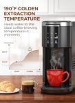 COWSAR Single Serve Coffee Maker with 5 Brew Sizes