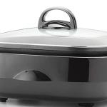 Aroma 3-in-1 Indoor Grillet Grill, Black