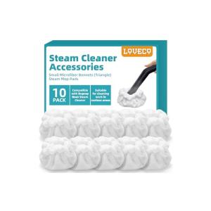 LOVECO Triangle Microfiber Bonnets for Steam Cleaners