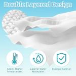 LOVECO Triangle Microfiber Bonnets for Steam Cleaners
