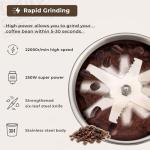 Moongiantgo 250W Electric Coffee and Spice Grinder