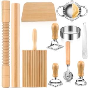 Pasta Making Tools Kit with Gnocchi Board and Roller