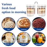 Overnight Oats Jars with Lid and Spoon - 2 Pack