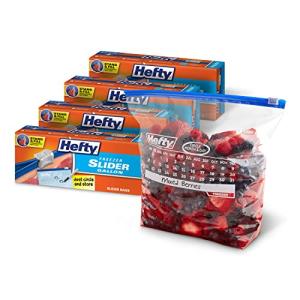 Hefty Slider Gallon Freezer Bags, 25 Count