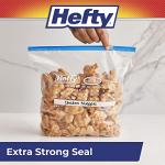 Hefty Slider Gallon Freezer Bags, 25 Count