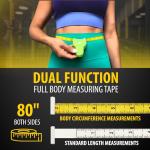 80-Inch Automatic Telescopic Body Tape Measure