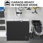 Kenmore 7CuFt Locking Chest Freezer - Black/Silver