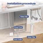 Under Counter Ice Maker - 80lbs Daily Production