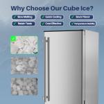 Under Counter Ice Maker - 80lbs Daily Production