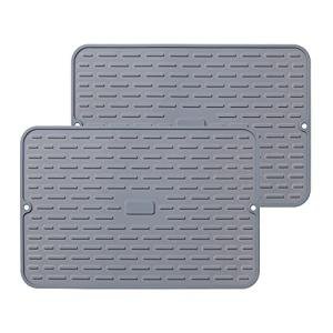 Silicone Dish Drying Mat Set - 15" x 10