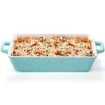 Okllen Ceramic Casserole Dish Set with Handles