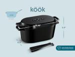 KooK Enameled Cast Iron Dutch Oven for Bread