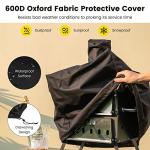 Giantex 2-Layer Wood Fired Outdoor Pizza Oven
