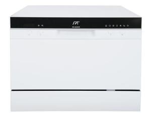 SPT Portable Countertop Dishwasher with Stainless Steel Interior