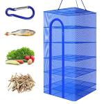 Foldable 6-Layer Drying Rack Net with Zippers