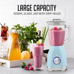 OVENTE 550W Countertop Blender with 50 Oz Jar