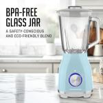 OVENTE 550W Countertop Blender with 50 Oz Jar